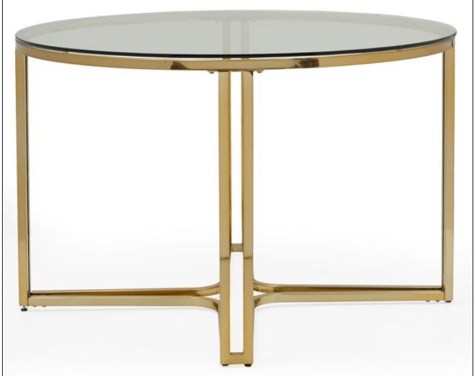 MoDRN Glam Marni Glass Dining Table thumbnail 2