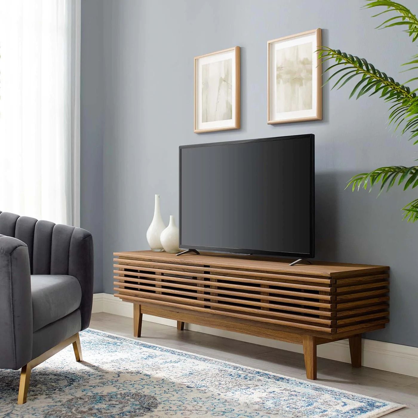Derren TV Stand - Walnut thumbnail 2