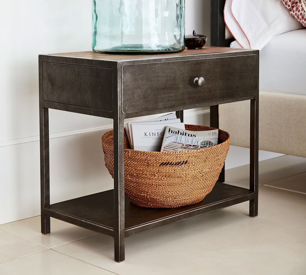 Big Daddy's Antiques Metal Nightstand thumbnail 2