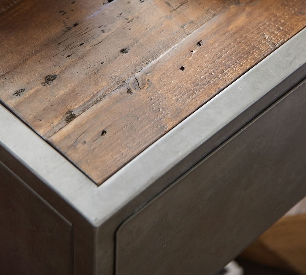 Big Daddy's Antiques Metal Nightstand thumbnail 3