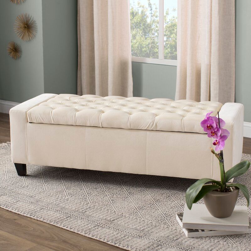 Ilchester Upholstered Flip Top Storage Bench thumbnail 2