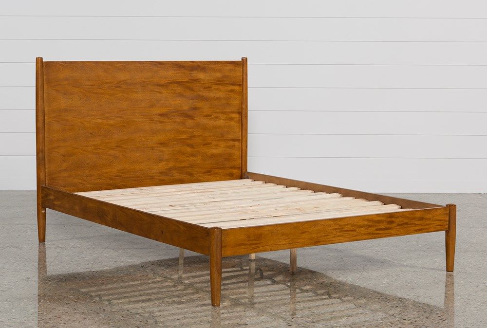 Alton Cherry Platform Bed-Queen thumbnail 2