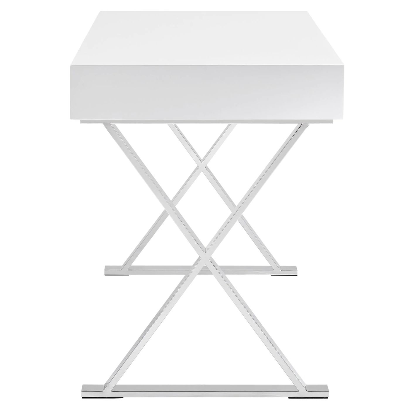 Lexor Office Desk - White thumbnail 4