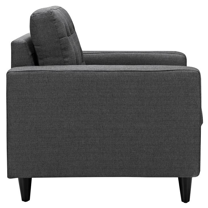 Semper Upholstered Armchair - Grey thumbnail 2