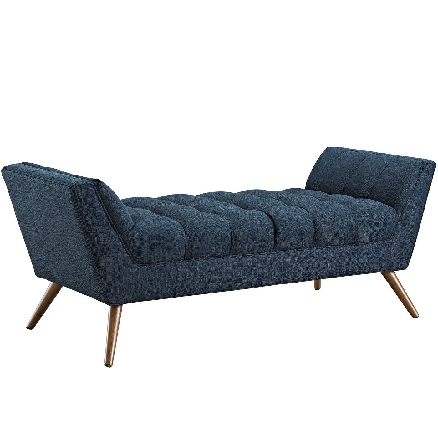 Ondre Medium Upholstered Bench - Azure thumbnail 2