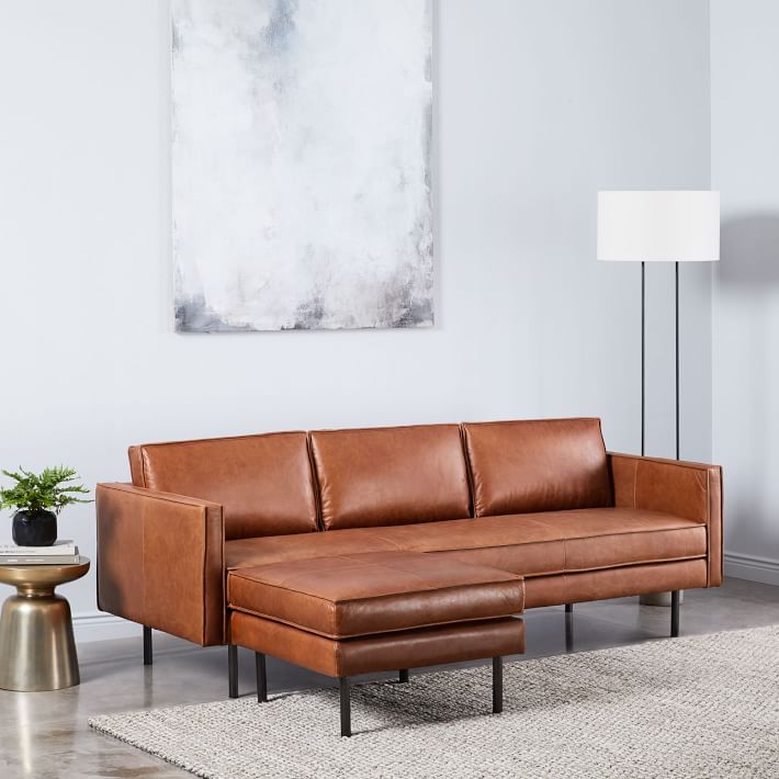 Axel Leather Reversible Sectional thumbnail 4