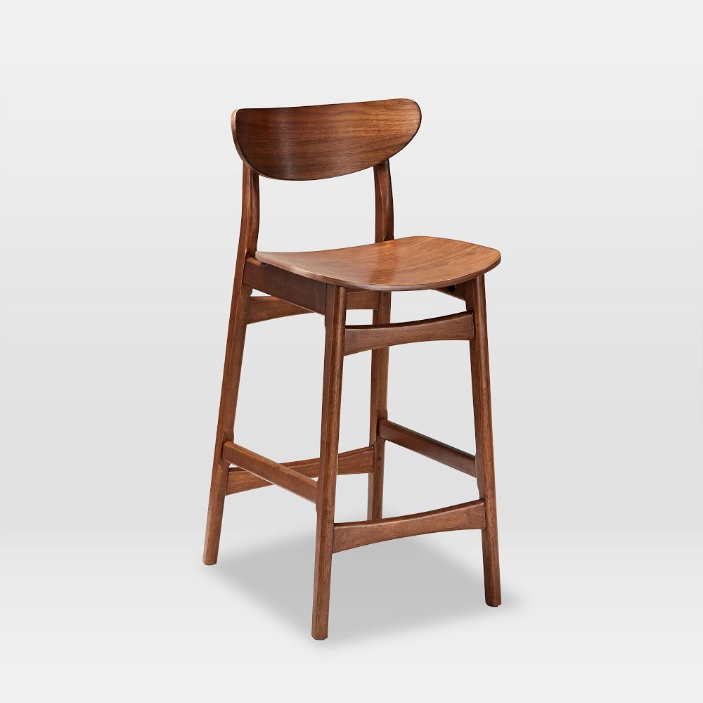 Classic Cafe Walnut Bar and Counter Stools thumbnail 2