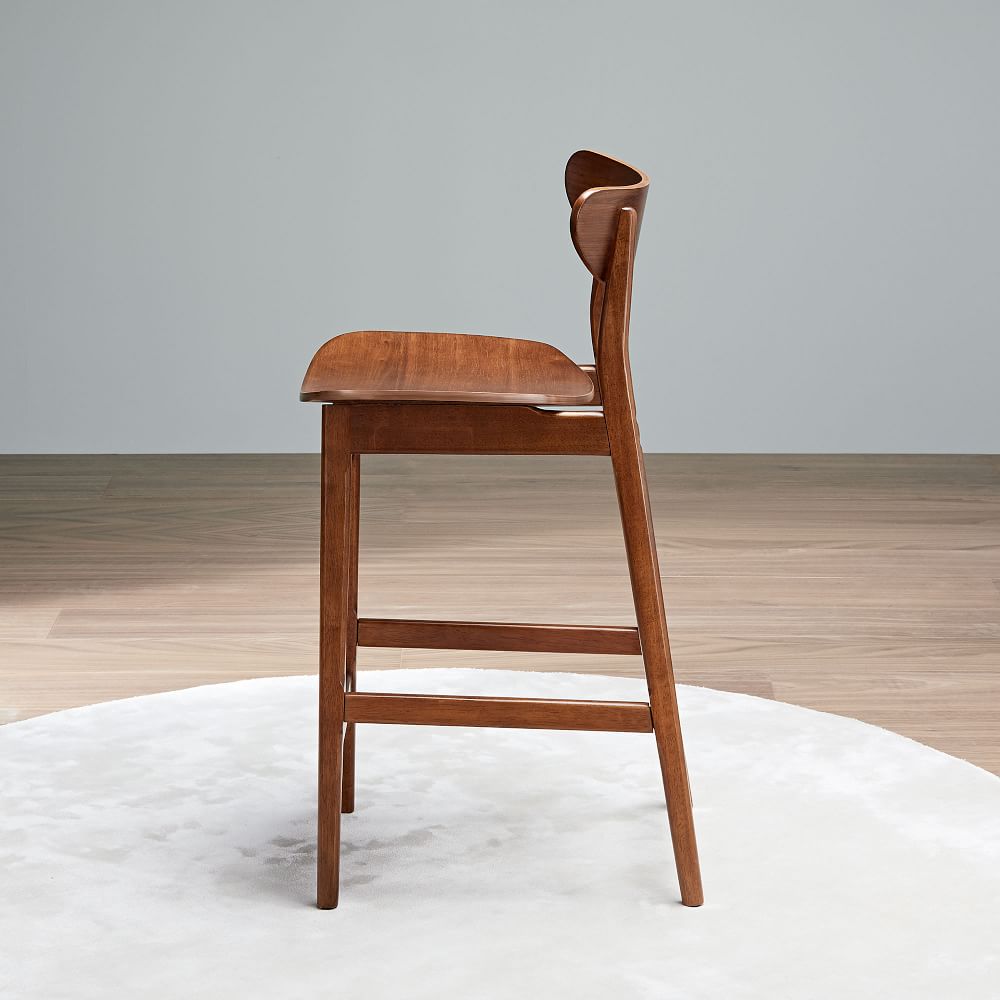 Classic Cafe Walnut Bar and Counter Stools thumbnail 4