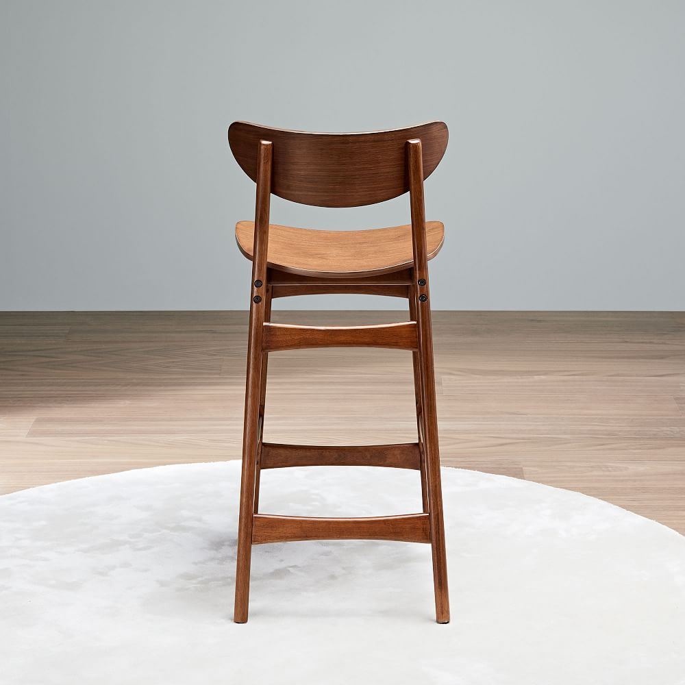 Classic Cafe Walnut Bar and Counter Stools thumbnail 5
