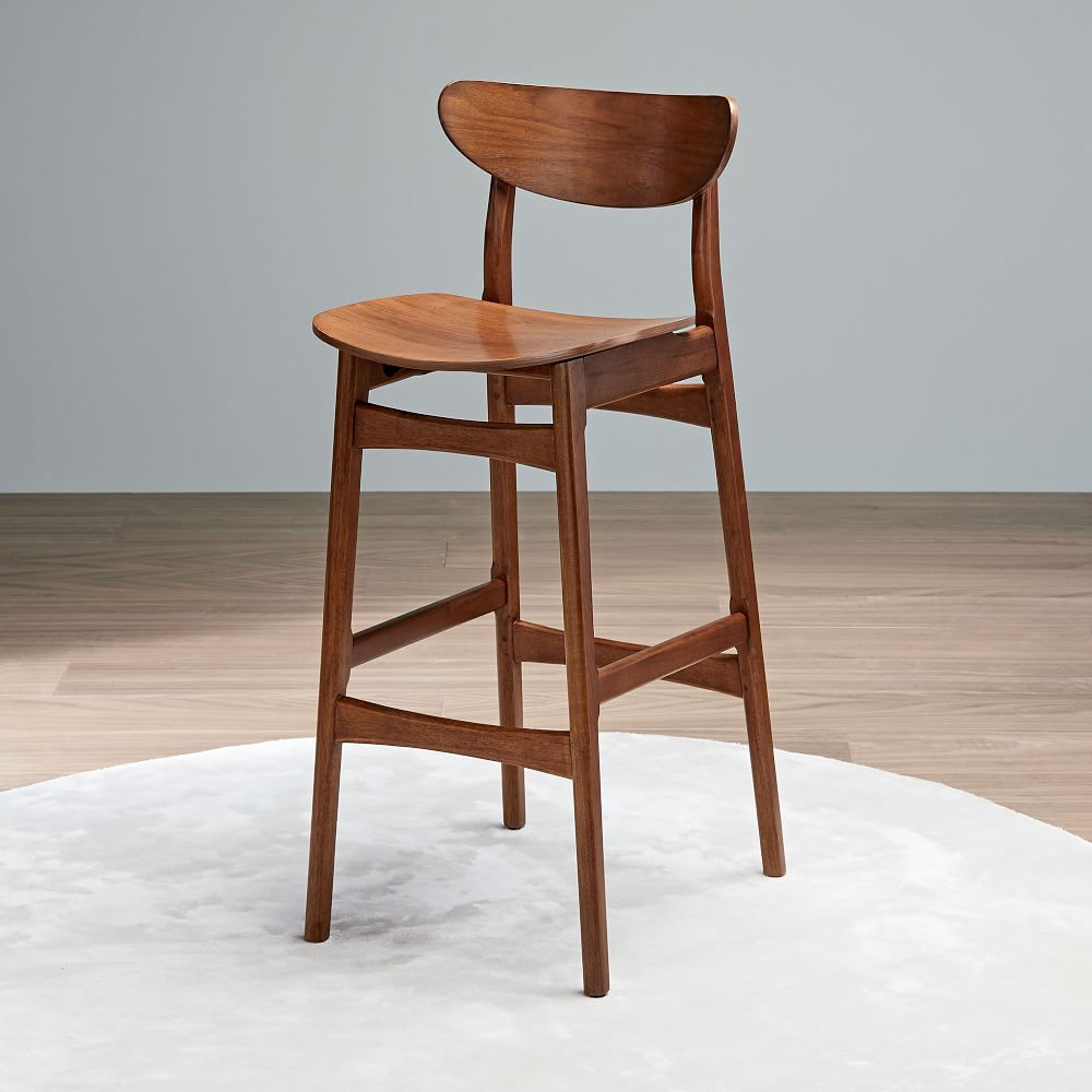 Classic Cafe Walnut Bar and Counter Stools thumbnail 6