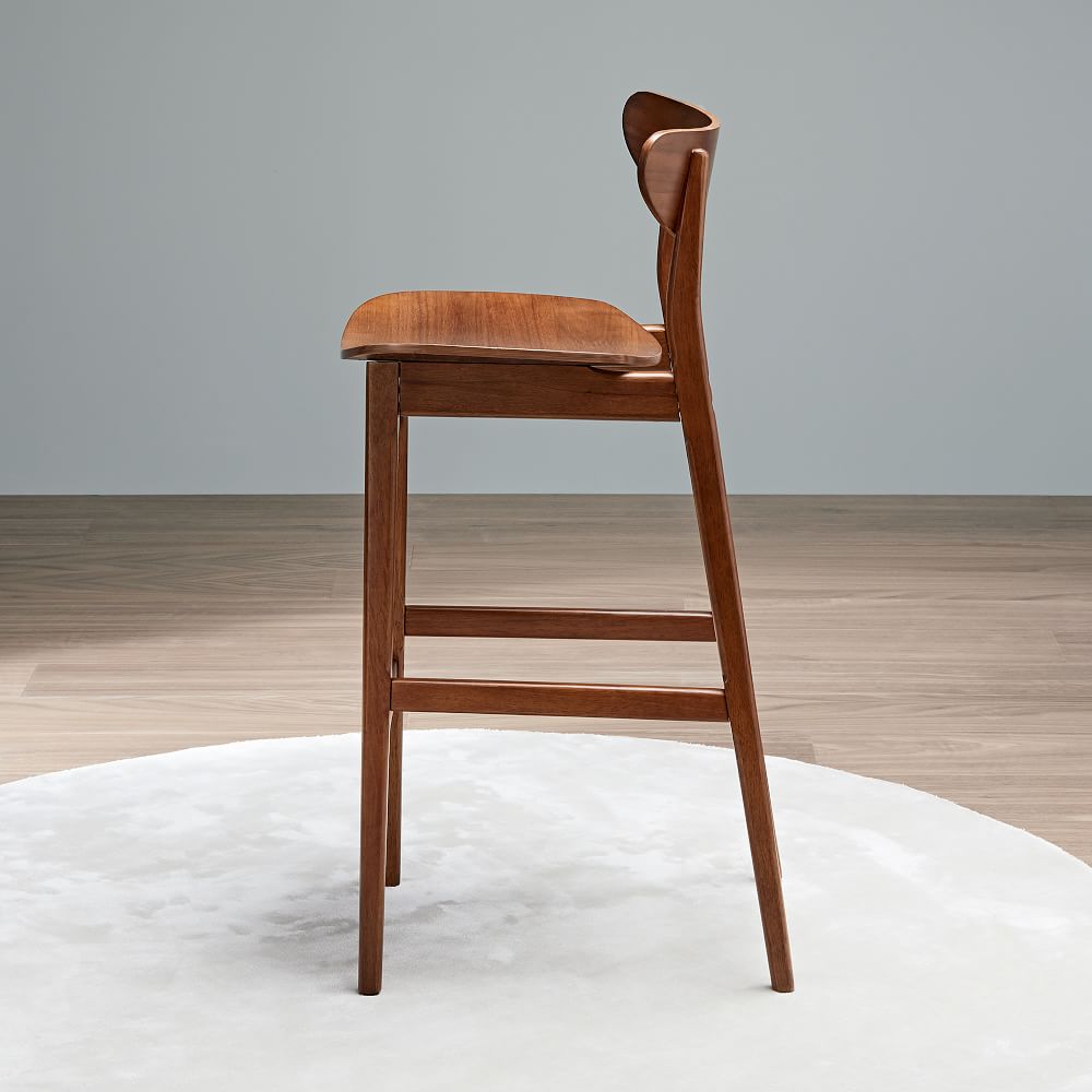 Classic Cafe Walnut Bar and Counter Stools thumbnail 7
