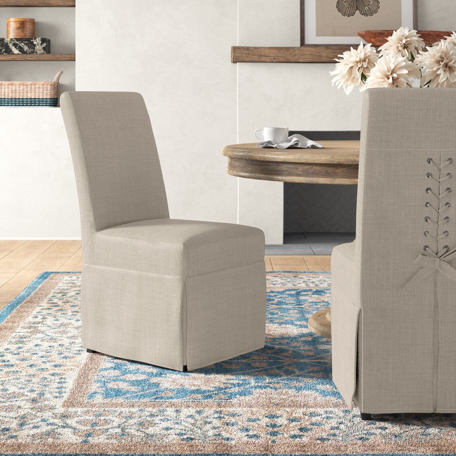 Kesha Upholstered Dining Chair (Set of 2) thumbnail 8