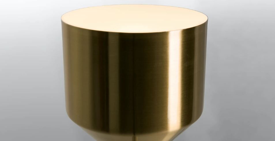 Barbell Brass Floor Lamp thumbnail 3