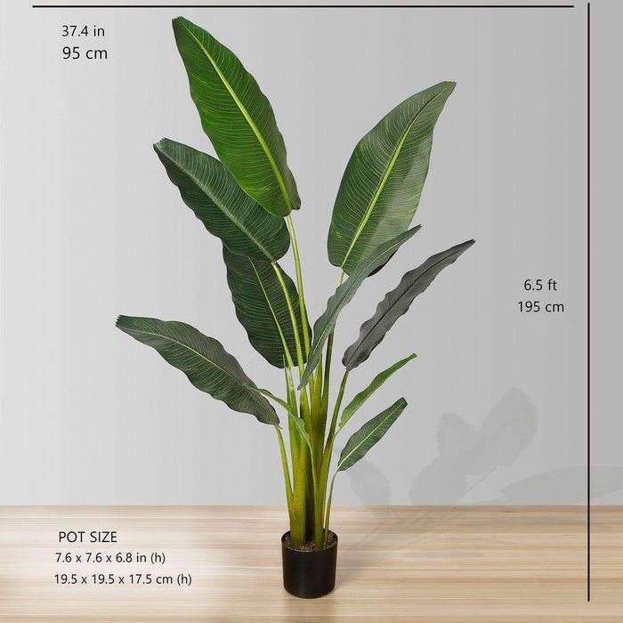 Dani Artificial Travellers Palm Tree Potted Plant thumbnail 4
