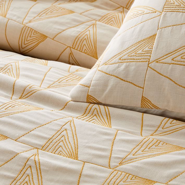 Organic Textural Linework Duvet  King CalKing  thumbnail 3