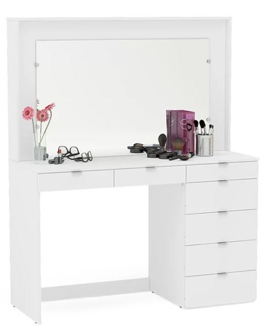 Spurlin Dressing Vanity with Mirror See More from Ebern Designs thumbnail 2