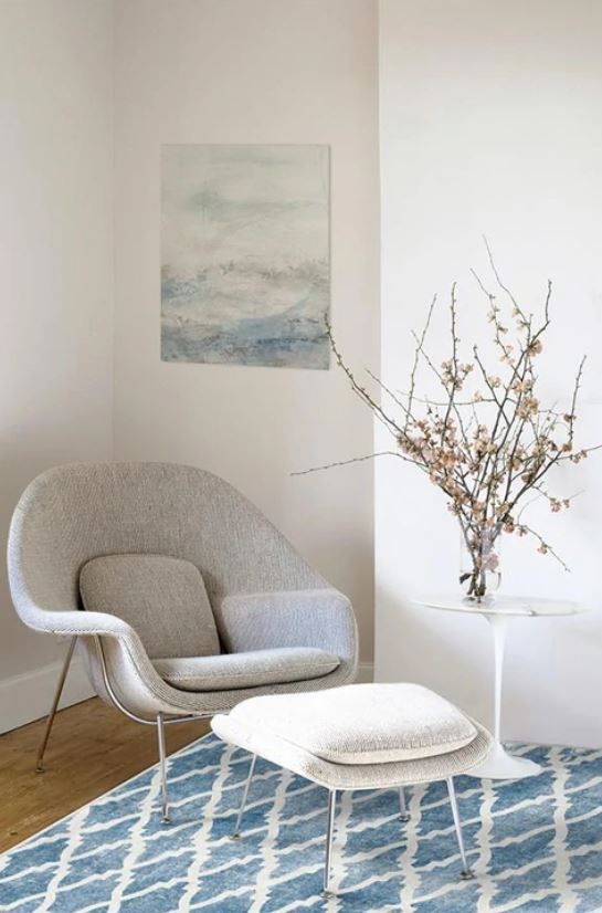 Soraya Trellis Blue Rug-6'x9' thumbnail 2