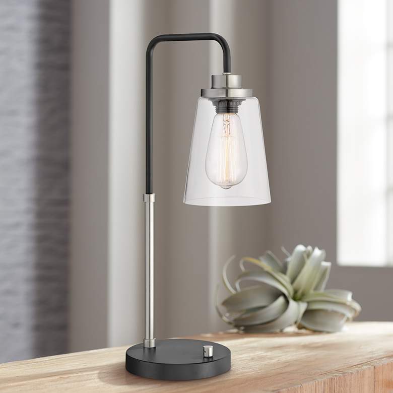 Lite Source Colinton Brushed Nickel Metal Desk Lamp thumbnail 2