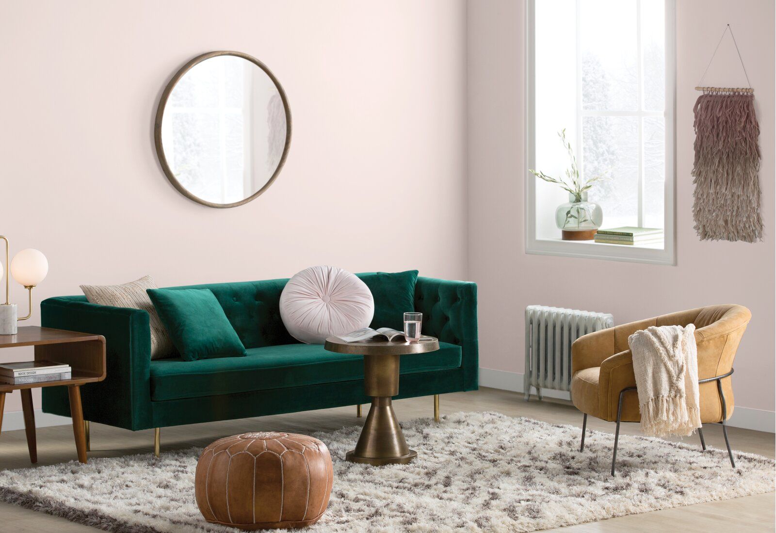 Elfar Leather Pouf thumbnail 4