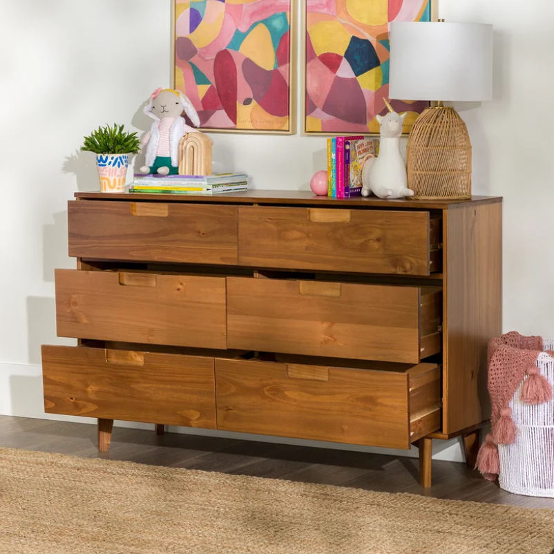 Helmick 6 Drawer 52'' W Double Dresser thumbnail 2