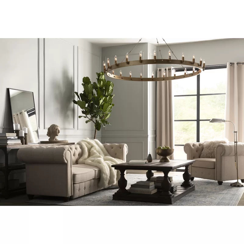 Quitaque Chesterfield sofa thumbnail 2