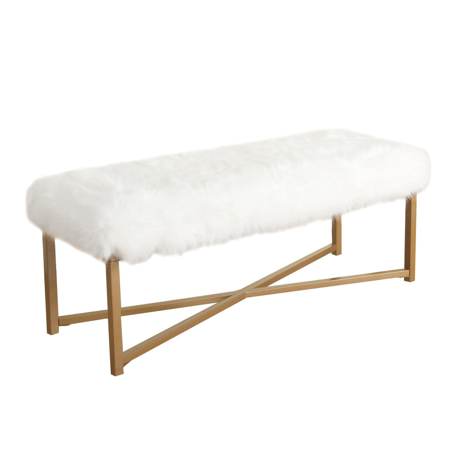 Farley Fabric Upholstered Bench thumbnail 2