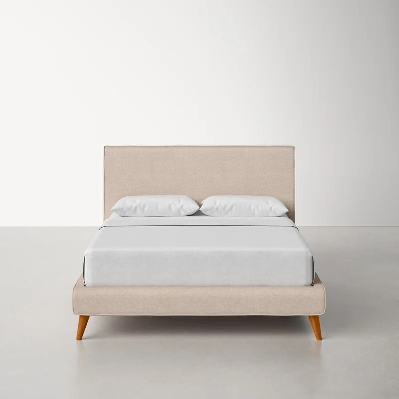 Parocela Tufted Upholstered Low Profile Platform Bed-King thumbnail 3
