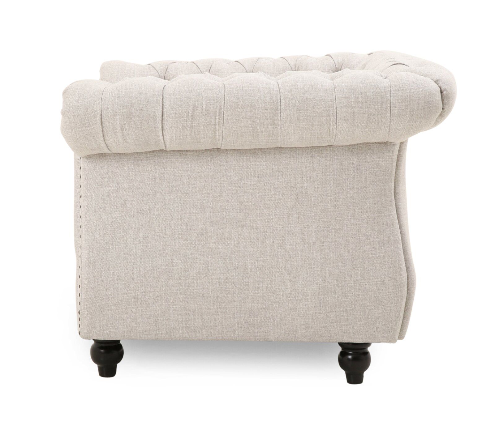 North Fabric Chesterfield Chair thumbnail 3
