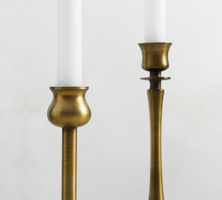 Booker Candlesticks - Brass - Set of 4 thumbnail 3