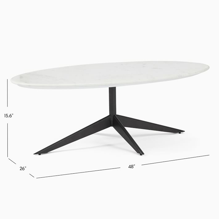 Marlow Oval Coffee Table thumbnail 4