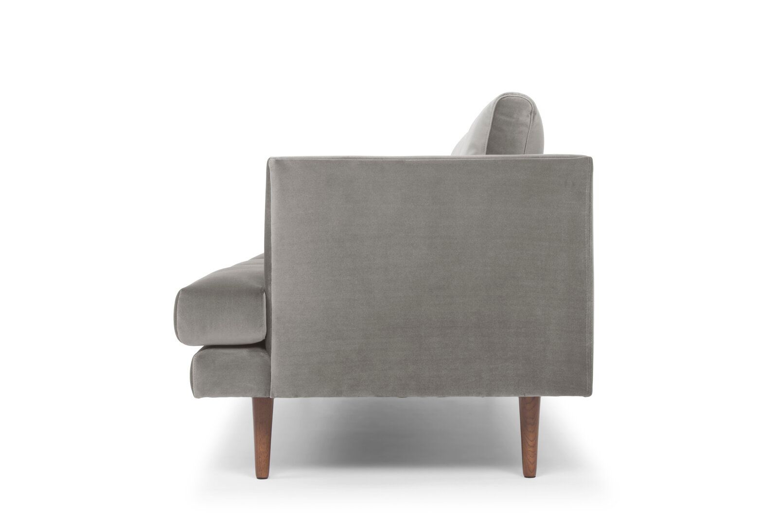 Norah Velvet 84 Recessed Arms Sofa thumbnail 4