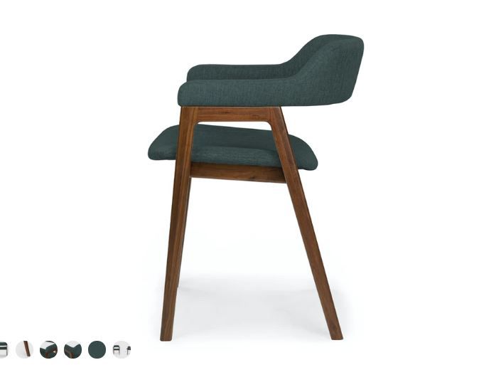 Savis Brunswick Green Dining Chair thumbnail 3