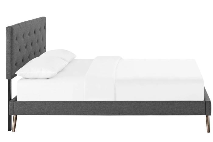 Haart Fabric Platform Bed Queen thumbnail 2