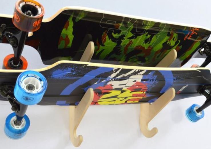 Rado Racks Skateboard Longboard Wall Rack thumbnail 2