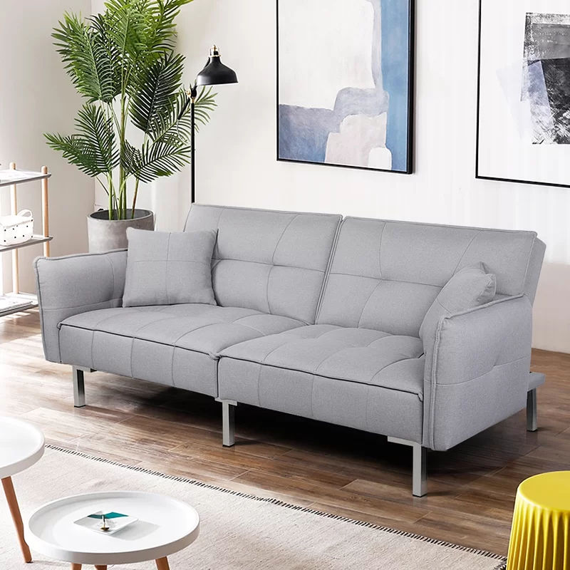 Palmgrass Full Tufted Back Convertible Sofa thumbnail 2