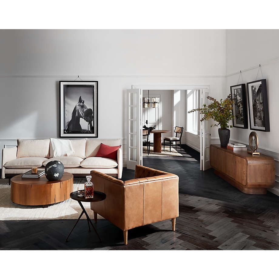 Dillon Natural Yukas Round Wood Coffee Table thumbnail 2