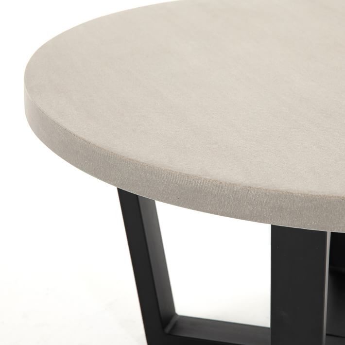 Slab Outdoor Round Coffee Table thumbnail 5