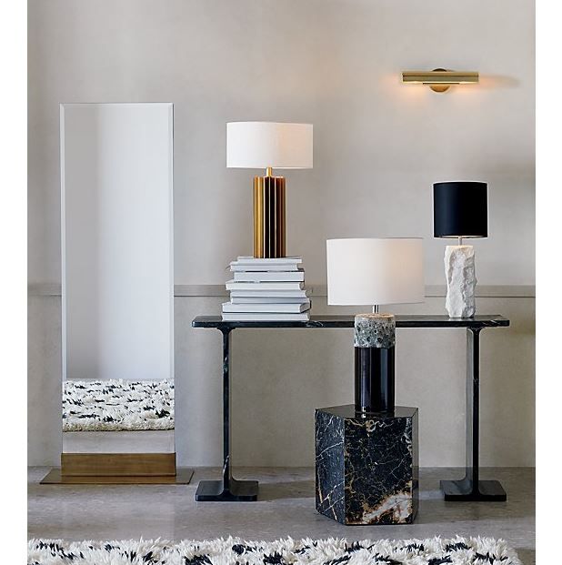 PALISADE BRASS FRAMELESS FLOOR MIRROR thumbnail 4