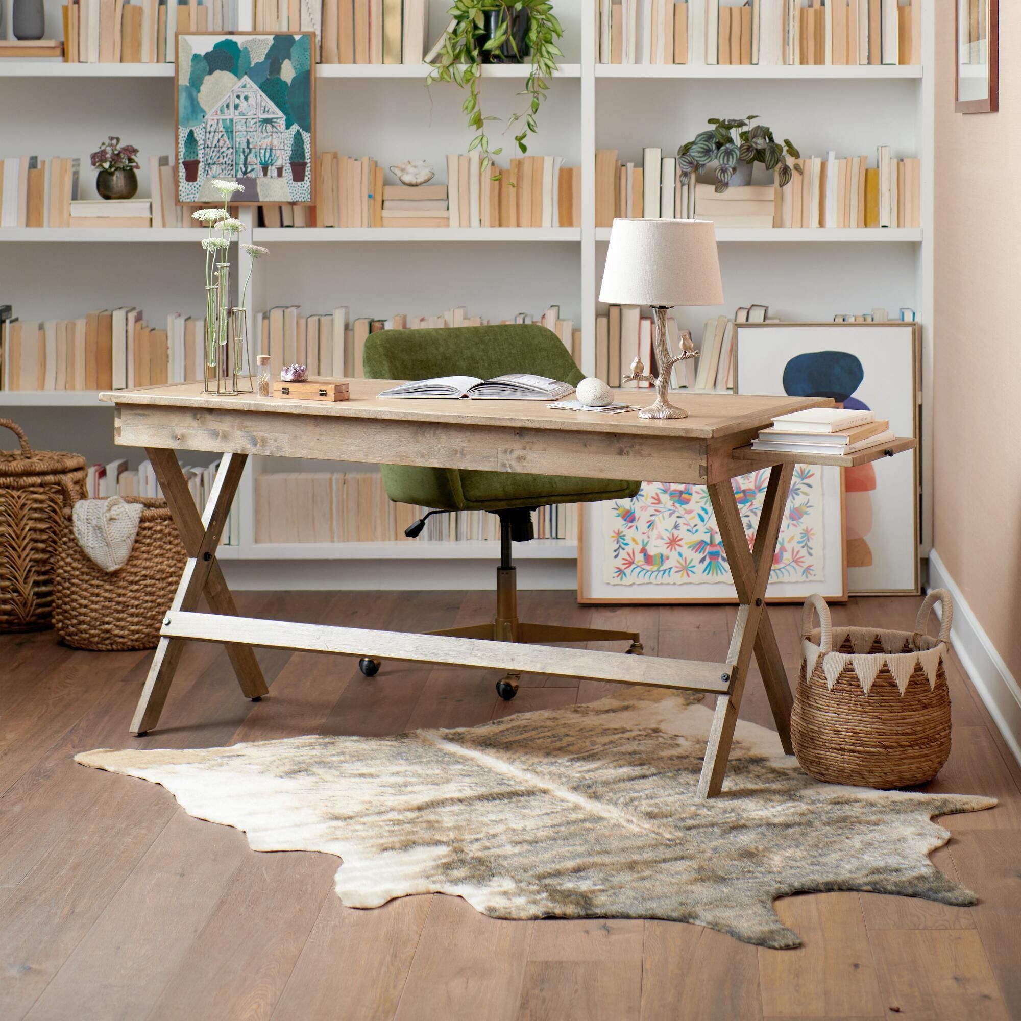 Natural Wood Campaign Desk thumbnail 2