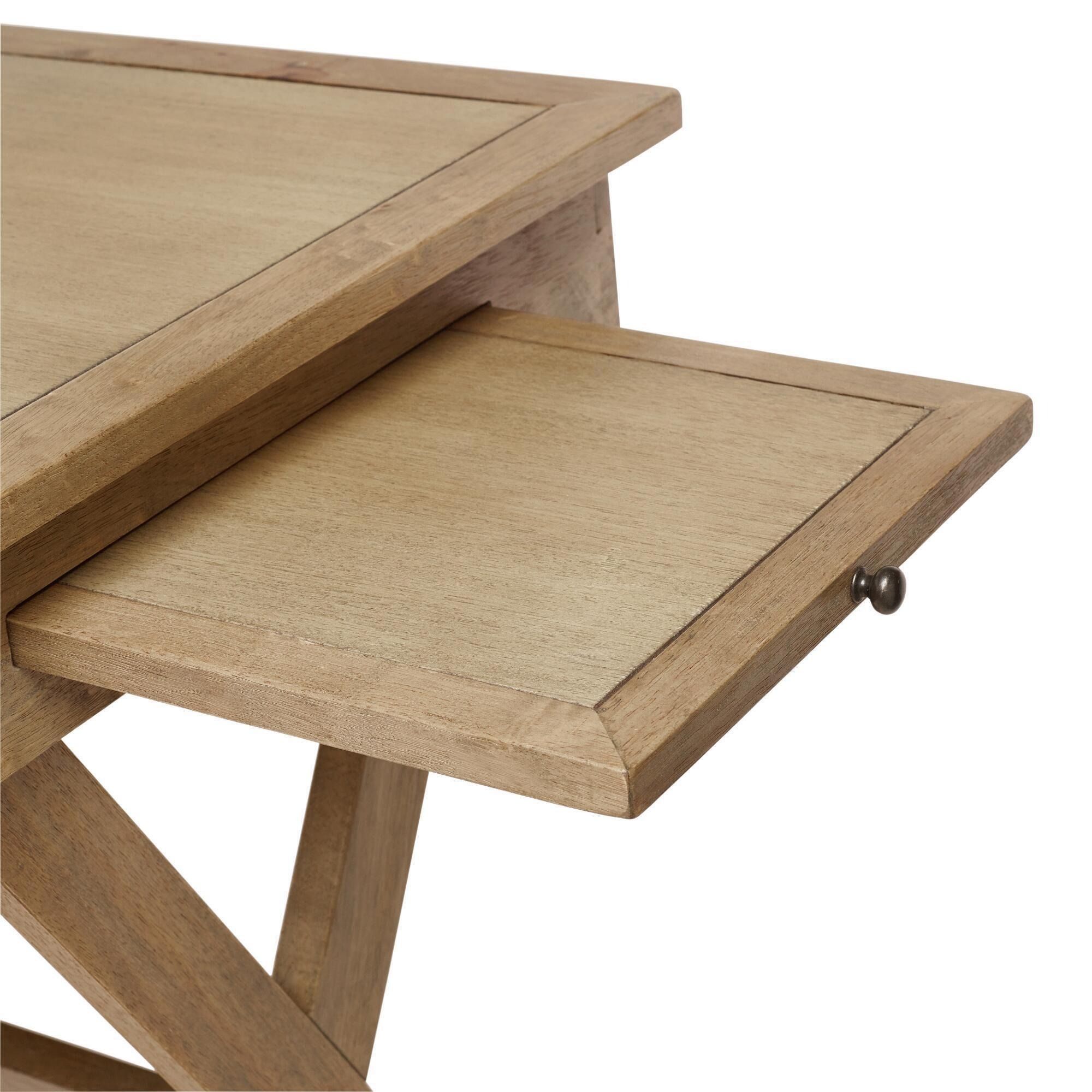 Natural Wood Campaign Desk thumbnail 3