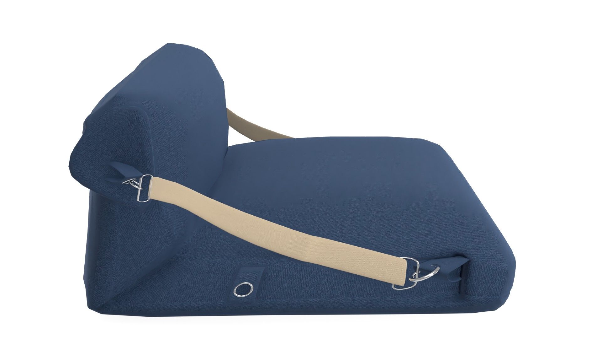 Adjustable Blue Bean Bag Chair thumbnail 2