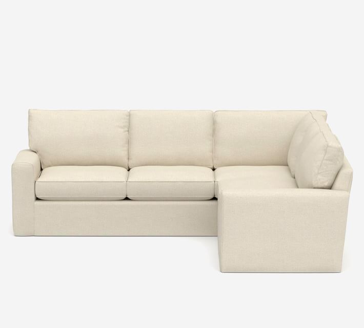 Pearce Square Arm Slipcovered 2 Piece L Sectional thumbnail 3