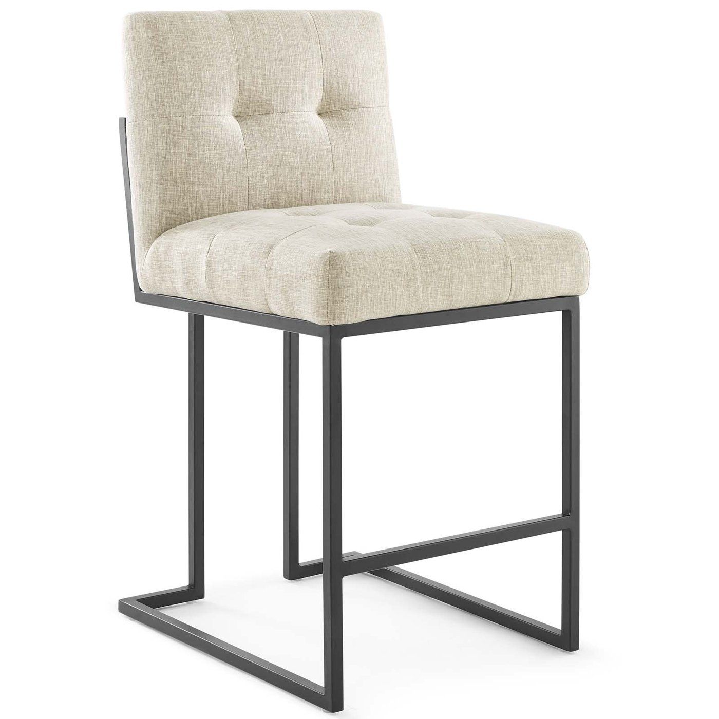 Rivey Counter Stool - Beige  thumbnail 3