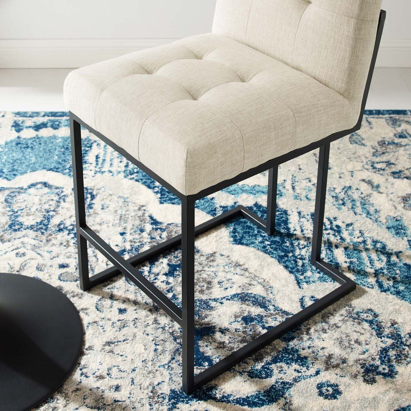 Rivey Counter Stool - Beige  thumbnail 7