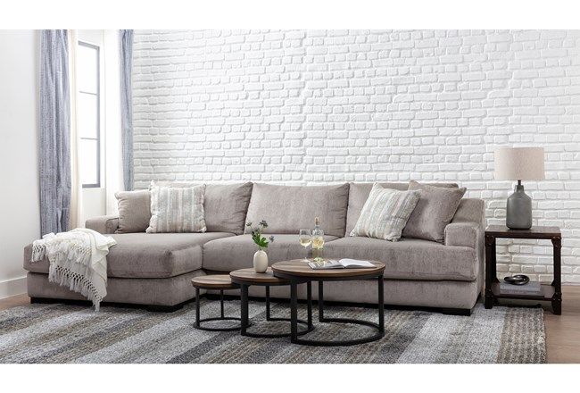 Lodge Fog 2 Piece Sectional With Left Arm thumbnail 2