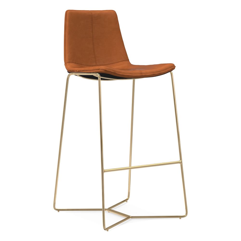 Slope Vegan Leather Bar stool thumbnail 3