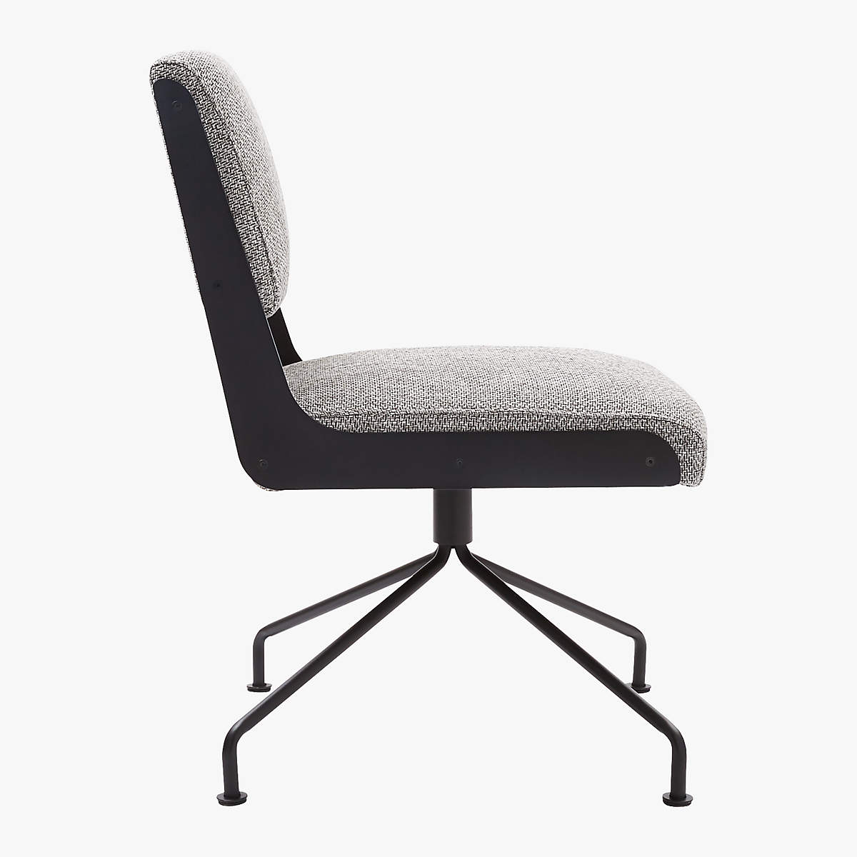 Rue Cambon Grey Tweed Office Chair thumbnail 2