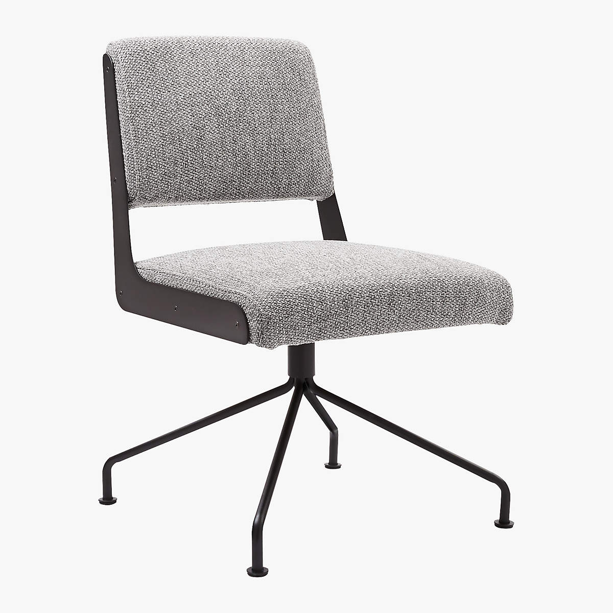 Rue Cambon Grey Tweed Office Chair thumbnail 3