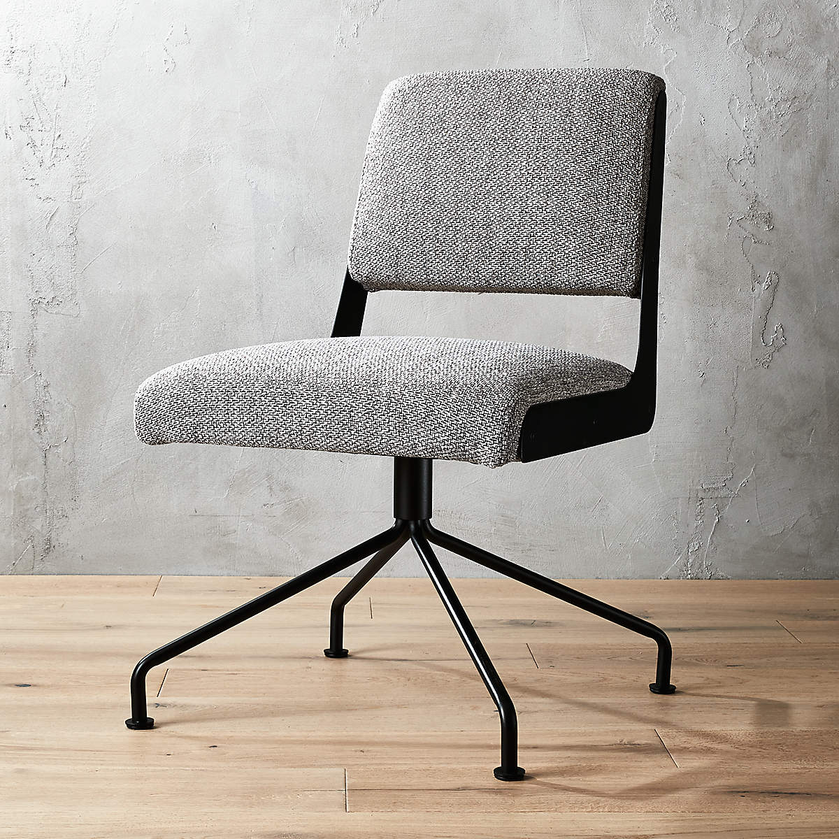 Rue Cambon Grey Tweed Office Chair thumbnail 6