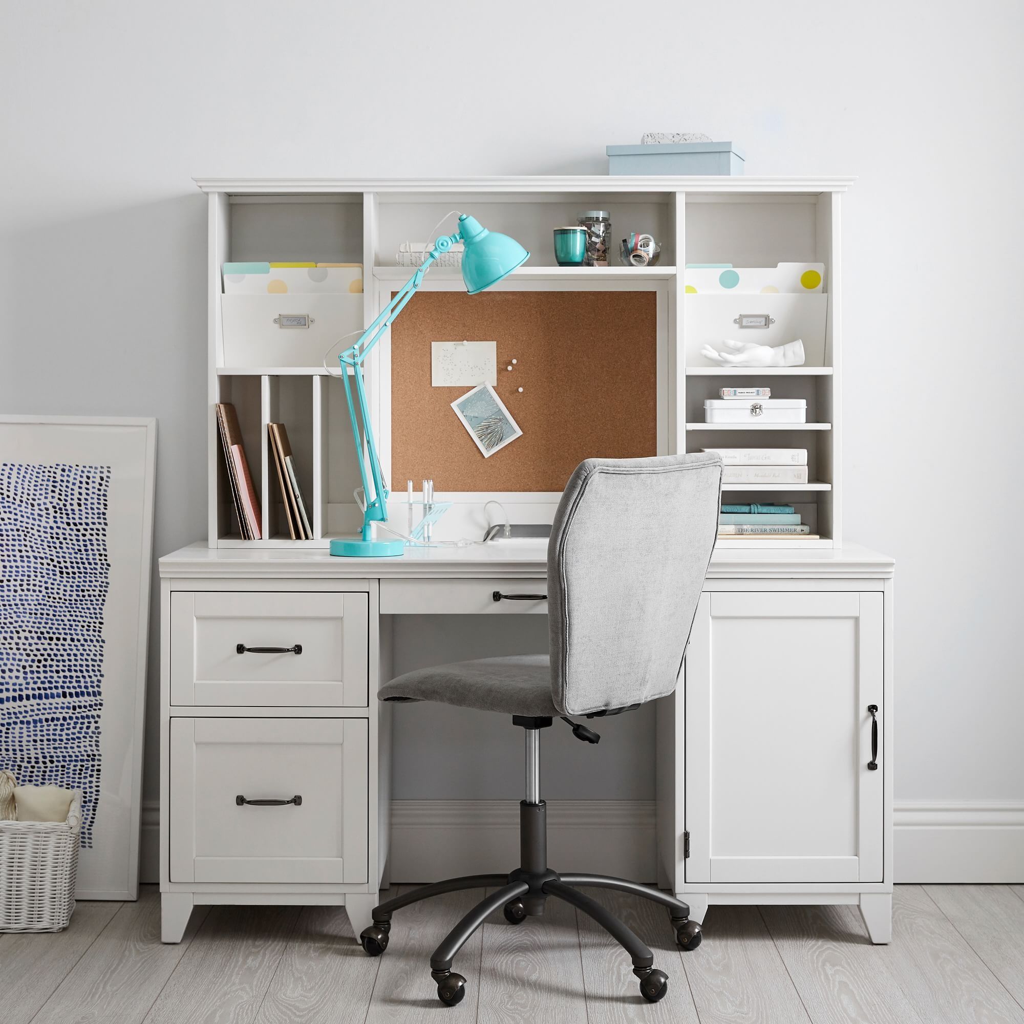 Hampton Smart™ Storage Desk (57") thumbnail 3